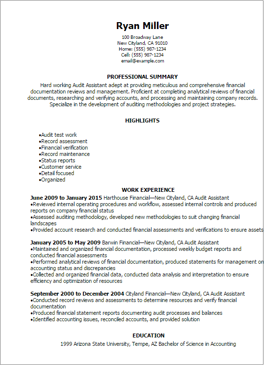 Internal Job Resume Template from www.myperfectresume.com