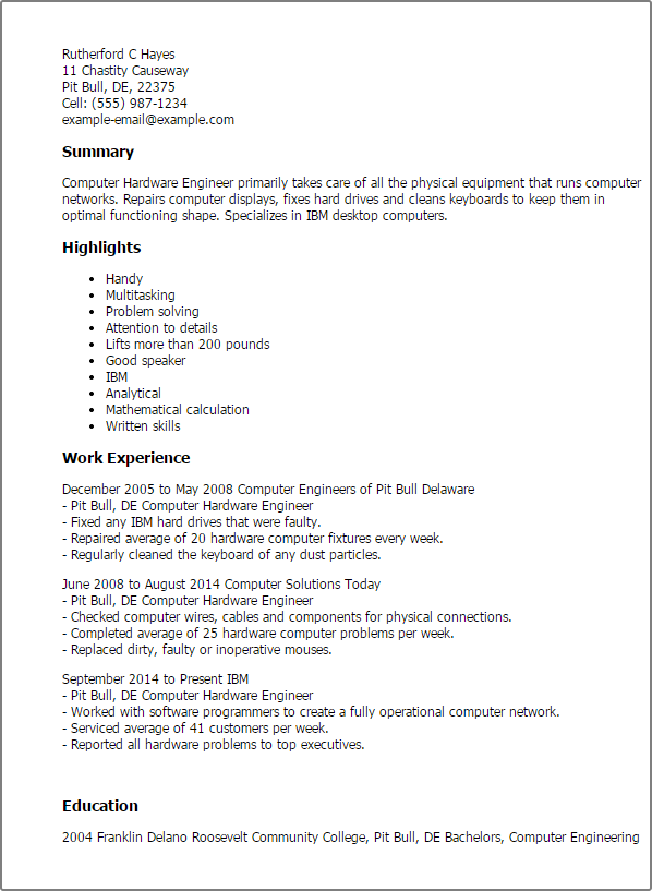 Hardware Resume Alaca Westernscandinavia Org