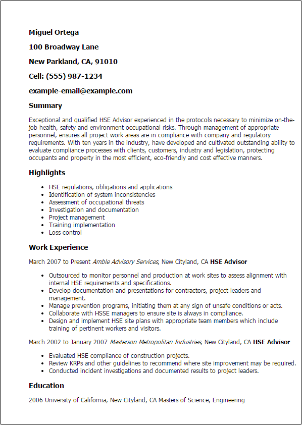 most effective resumes