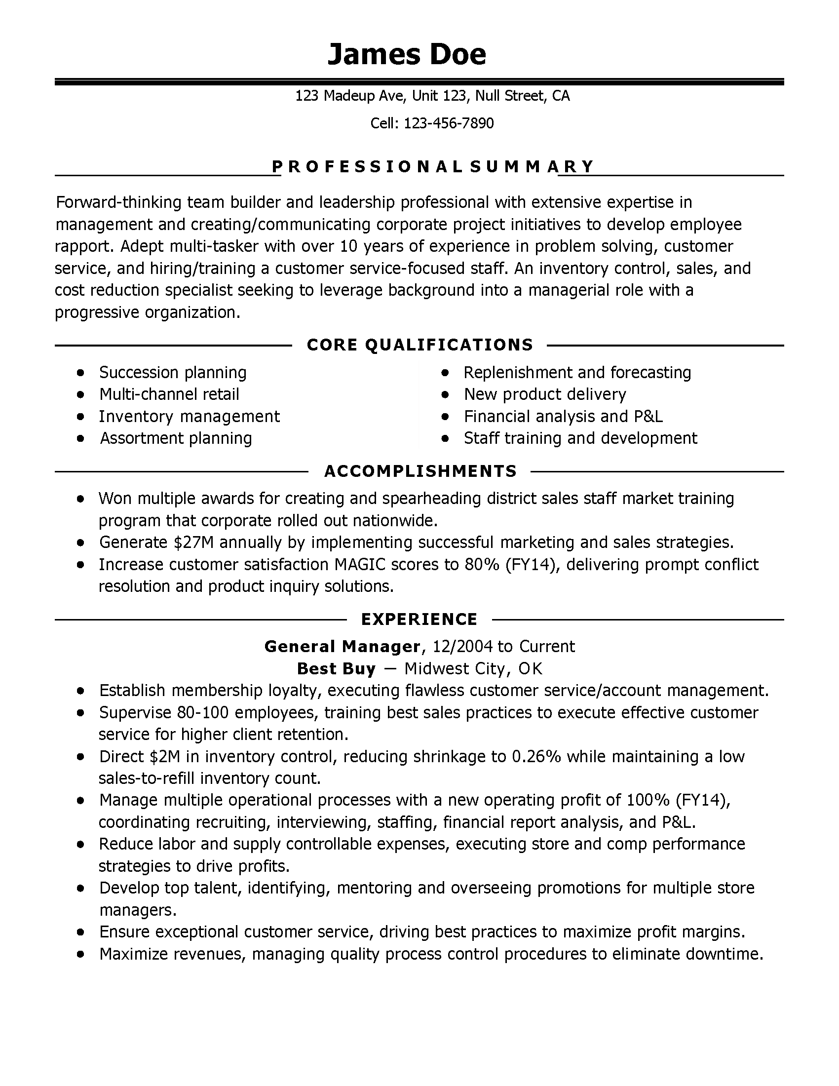professional retail inventory manager templates to showcase your